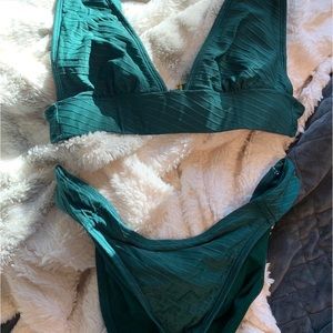 green bikini